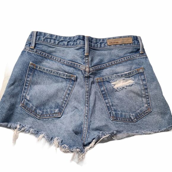 GRLFRND Cindy Psychedelic Shack Jean shorts - Picture 4 of 6